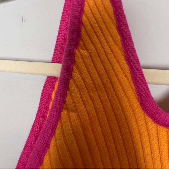 ππ Easy on the Eyes S-M Body-con Dress in Tangerine by Pepper Mayo - NWT! πΈπ - Picture 6 of 11